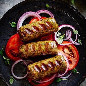 spinach & cheddar sausages