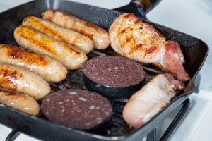 Can you grill black pudding