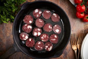 black pudding appetizer