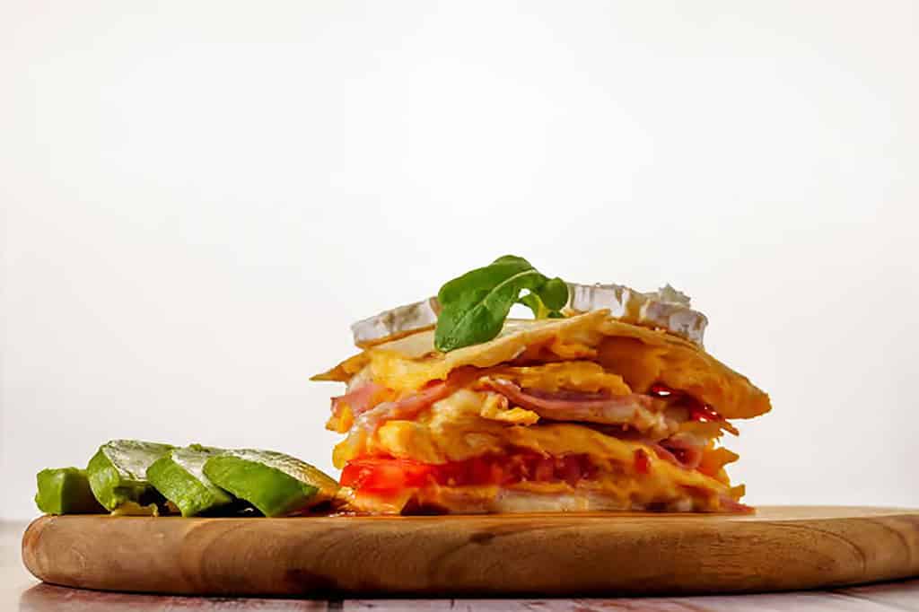 ham and cheese quesadilla