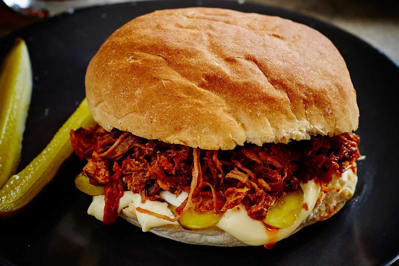 pulled pork burgers